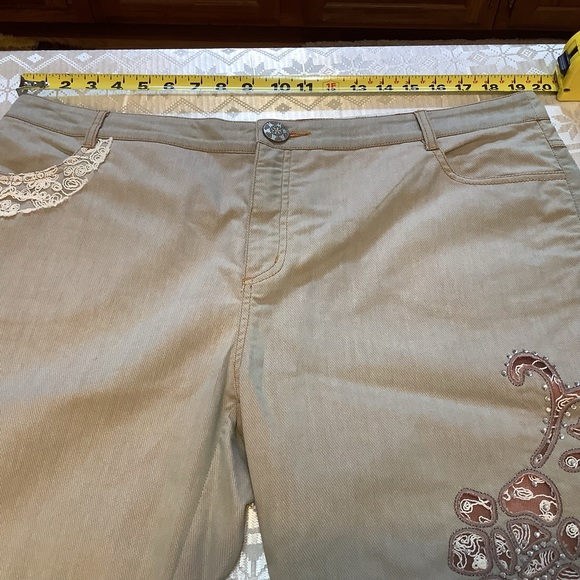 Joy London Women’s Jacket Shorts Size XL Bohemian Floral Summer - Picture 13 of 16